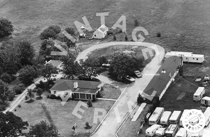 Marshall Motor Lodge - 1963 Aerial